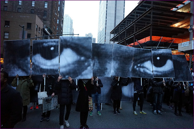 'Millions March NYC' by The All-Nite Images, released on Flickr under the Creative Commons Attribution-ShareAlike License (https://creativecommons.org/licenses/by-sa/2.0/), found via Wylio Millions March NYC from Flickr via Wylio